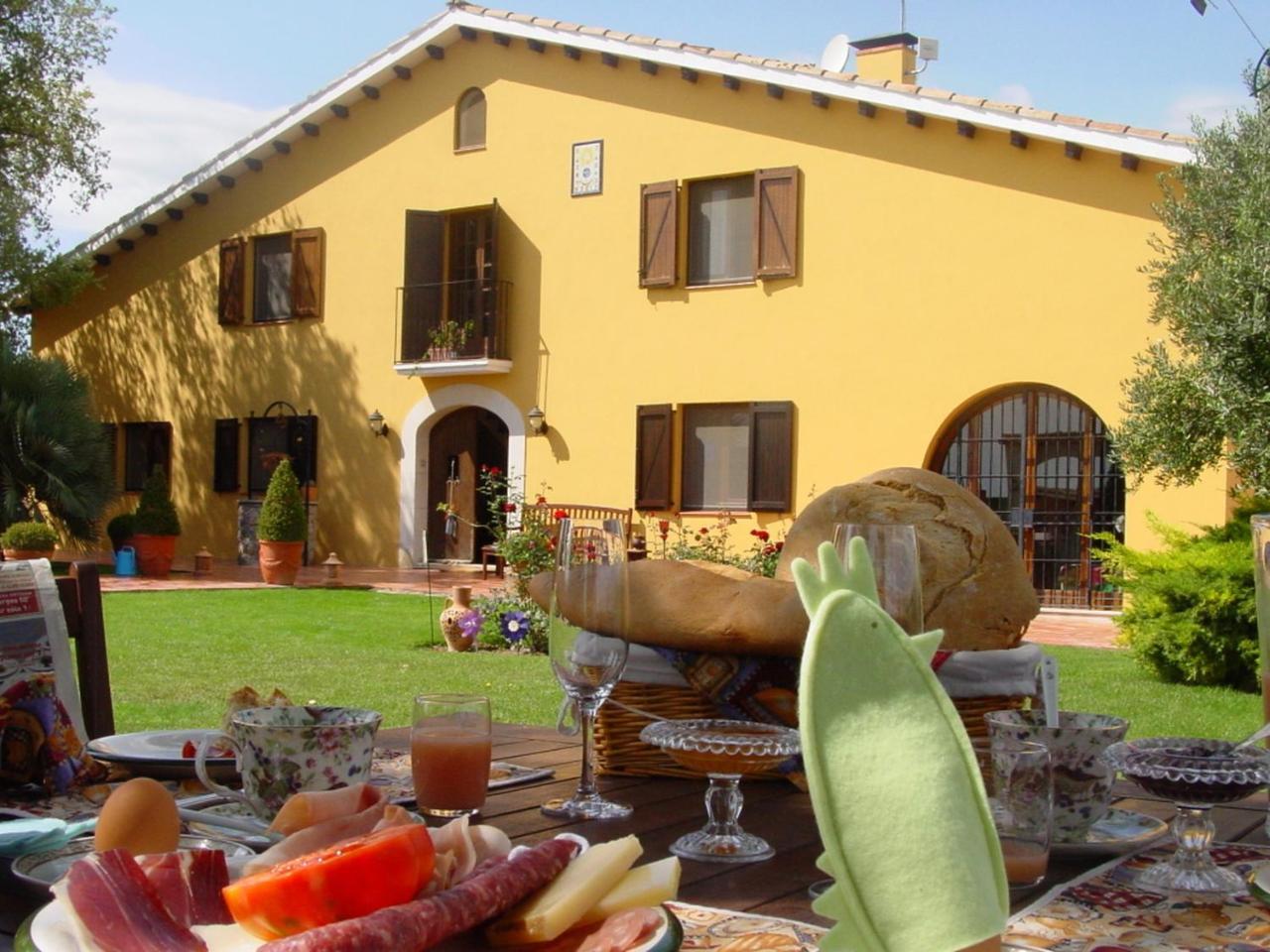 Hotel Rural Cal Ruget Vilobi Del Penedes Exterior foto